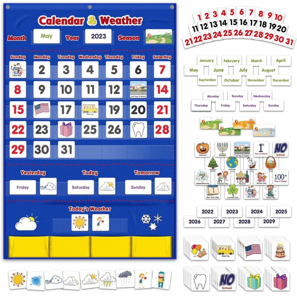 Calendar and Weather - for classroom 📆🌤️